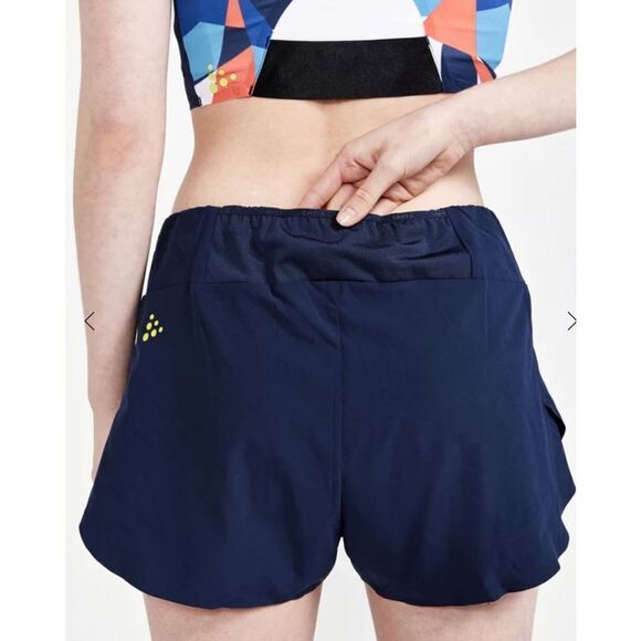 Craft women’s Pro Dazzle Camo Shorts Blaze P-Dazzle Black Size Medium NWT - Picture 3 of 5